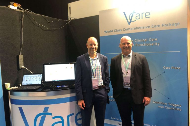 NZACA stand photo (1) Aged Care Software | VCare