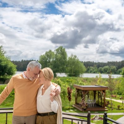 Romantic couple leaning their heads against each other Digital Transformation Matters for Retirement Villages |VCare